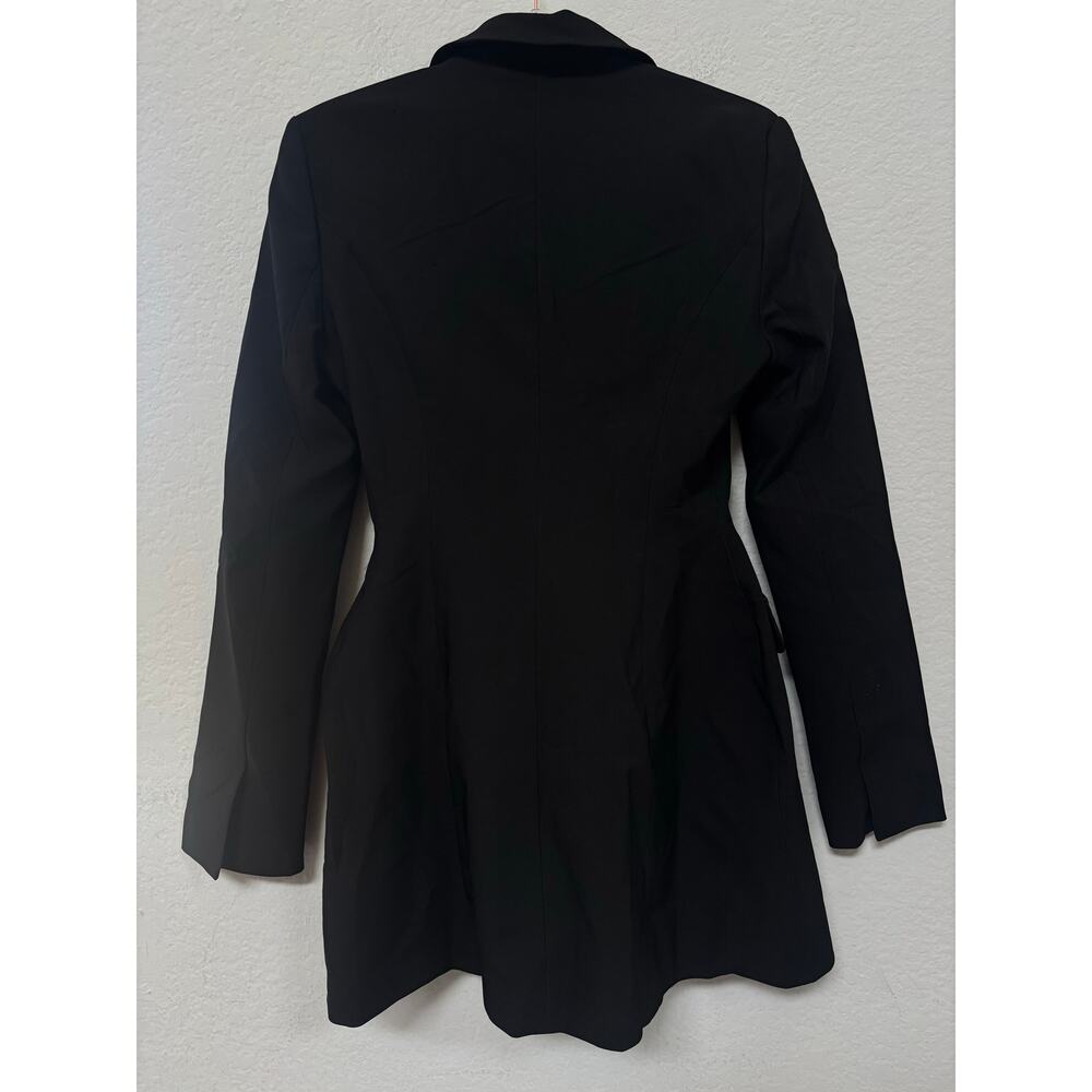 Dynamite Hailee Blazer Romper Mini Dress Black Small NWT - Picture 3 of 12